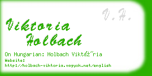 viktoria holbach business card